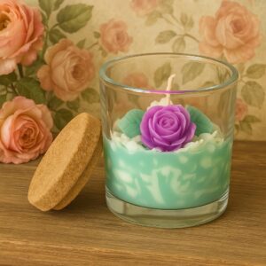 bougie-gourmande-rose-ancienne