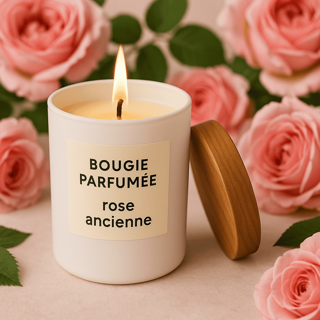 bougie-parfumee-rose-ancienne