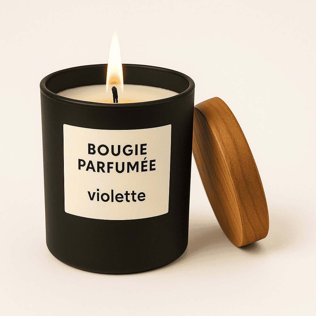 bougie-parfumee-violette